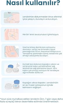 6x60ml lens solüsyonu (lens kabı hediyeli)
