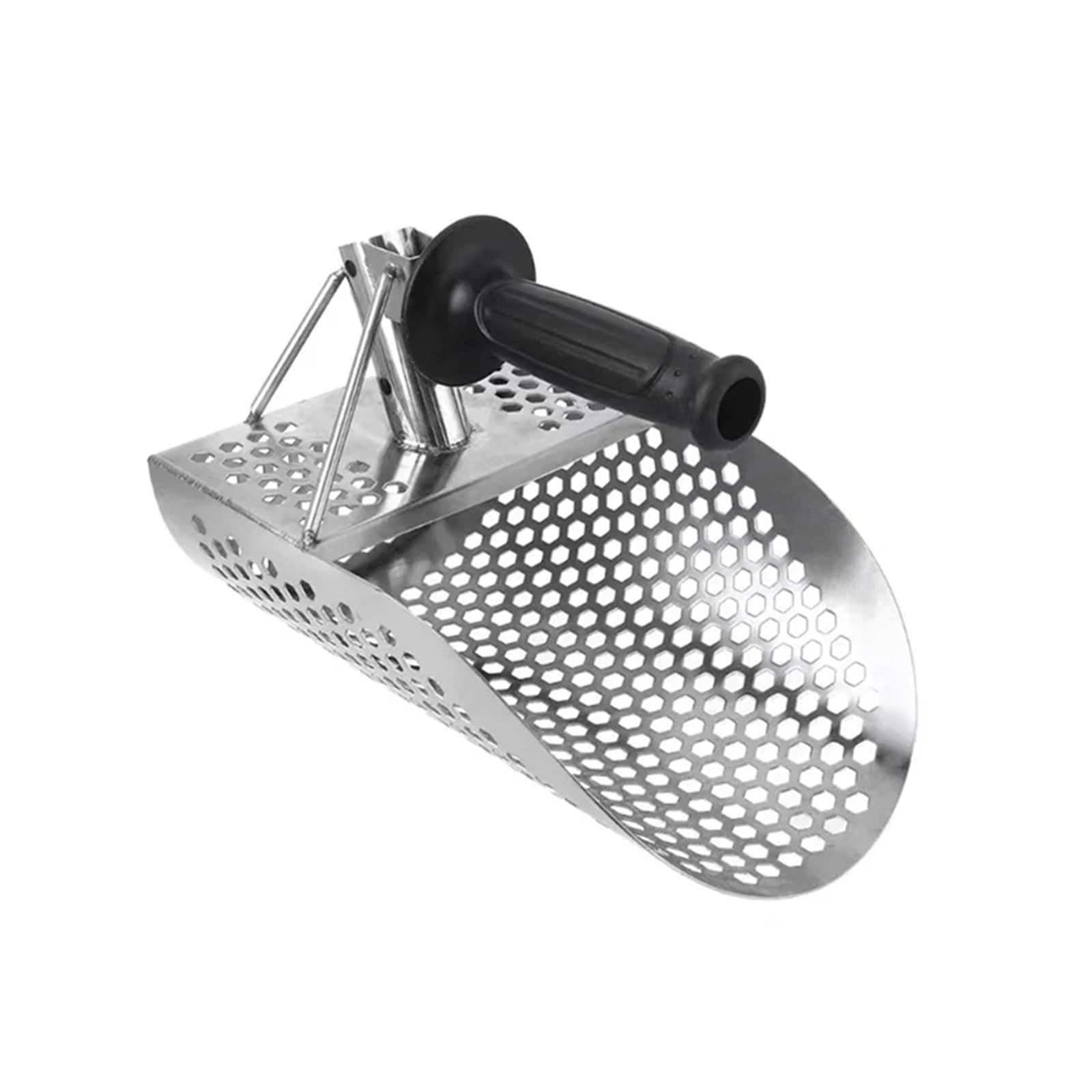 Rastrillo per pulci di sabbia Pala for sabbia con manico lungo, pala for resistente for la rilevazione di metalli, for portatile for caccia al tesoro sottomarino