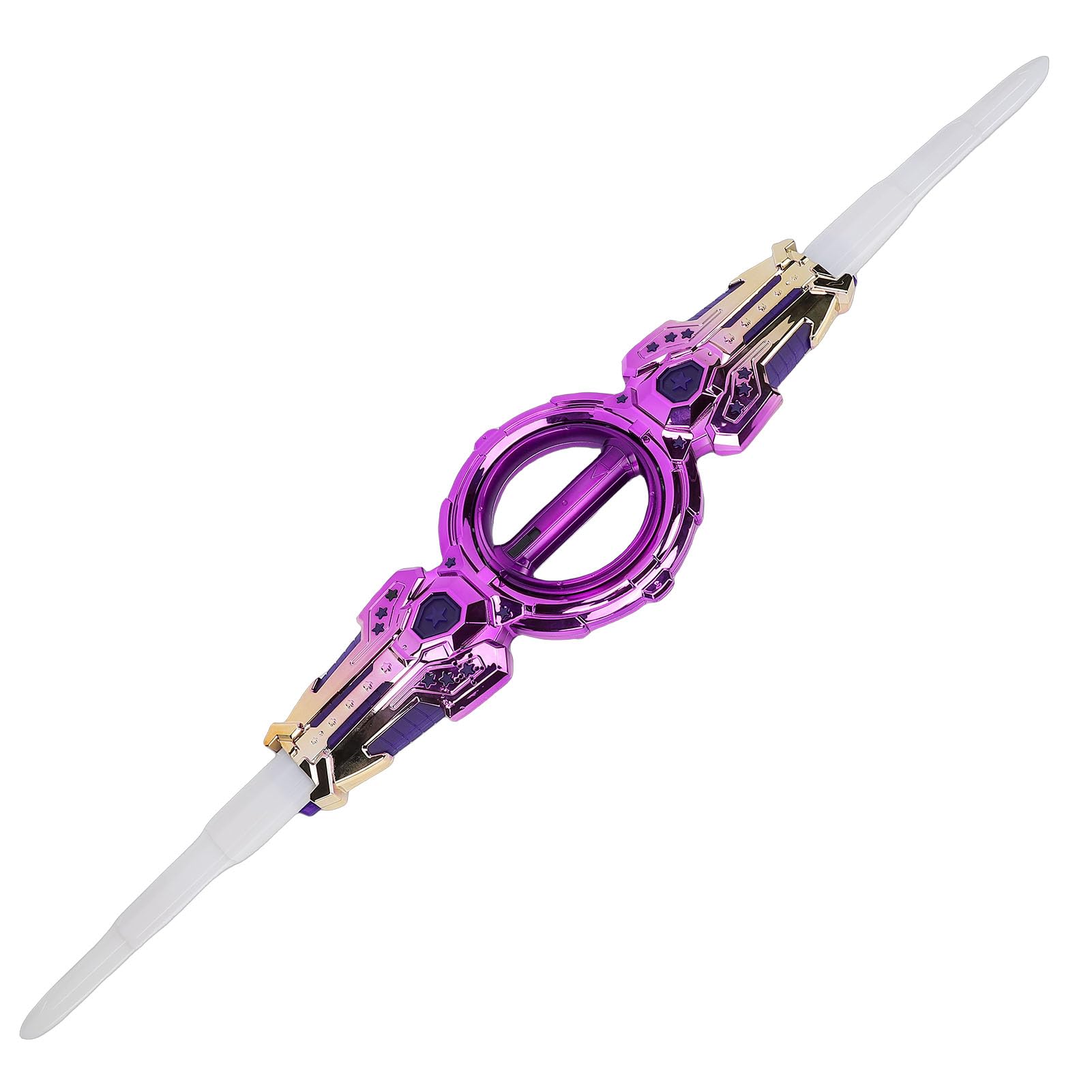 Hidyliu Giocattolo con Spada Retrattile Luminosa con Luci LED Colorate per la Ricreazione dei Bambini all'Interno e all'Esterno (Viola)