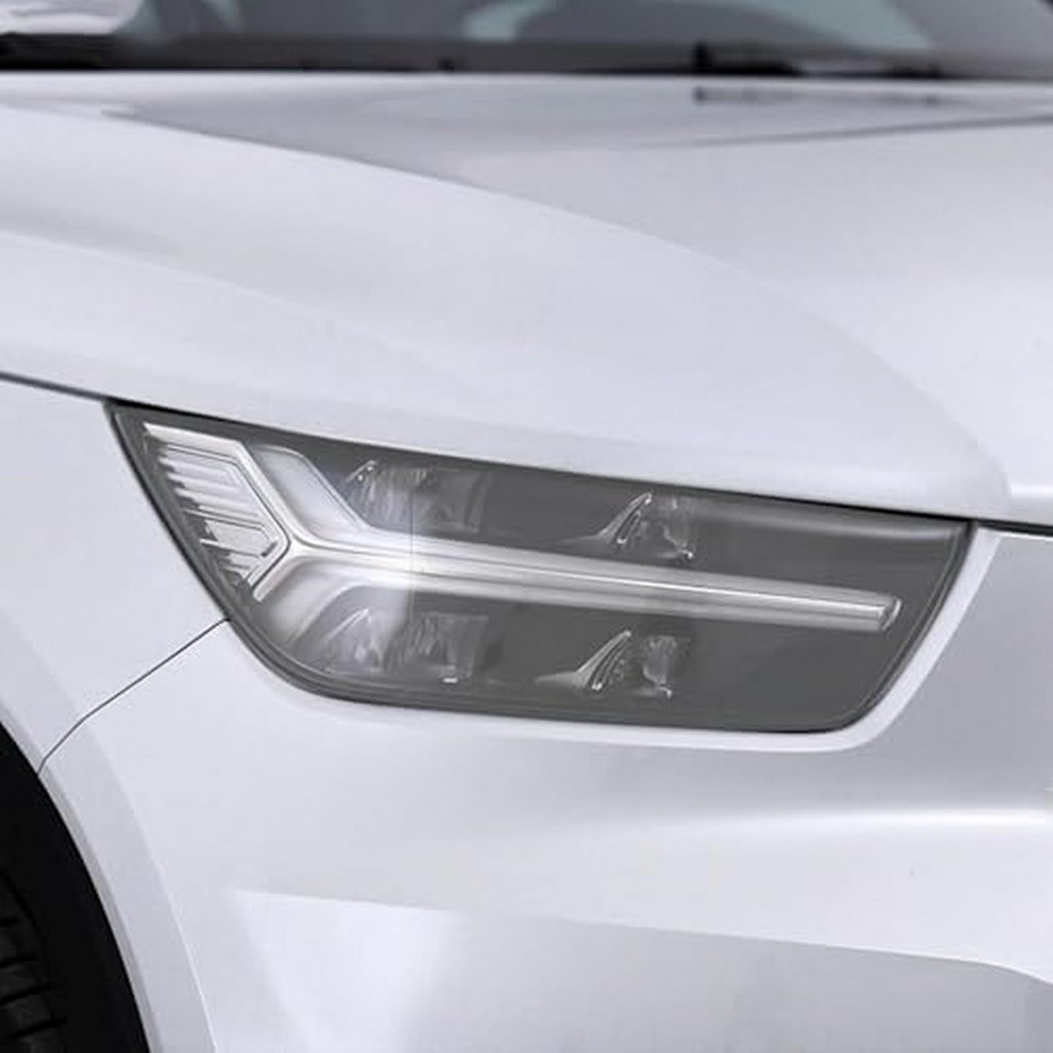 SamLng Car Front Light Film For Volvo Xc40 2019 2020 Accessories Front Light Transparent TPU Sticker Car Headlight Protective Film