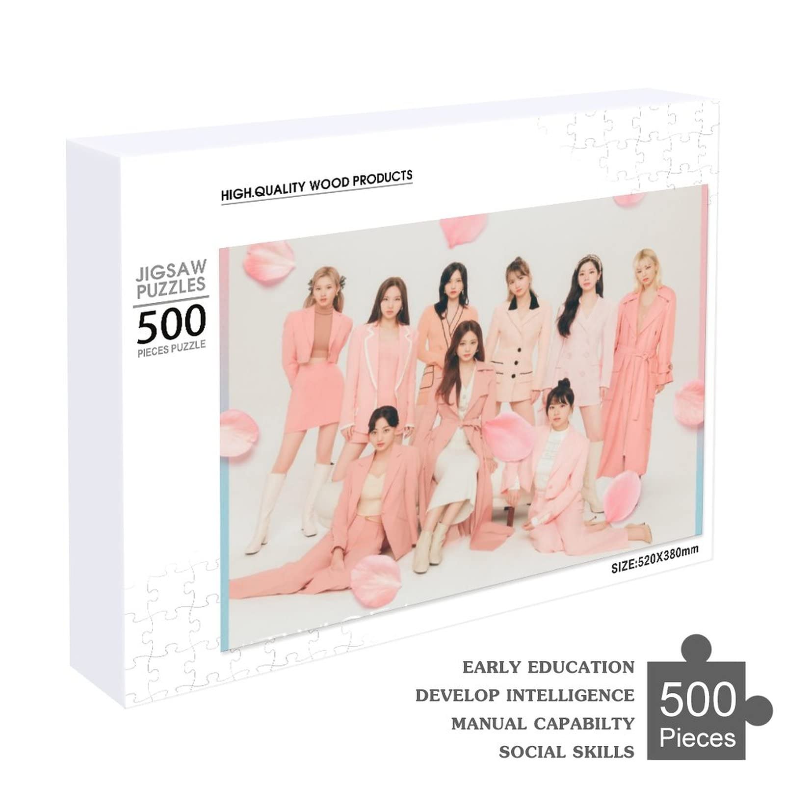 Amazon.co.jp: TWICE ジグソーパズル 500/1000ピース アニメチックな