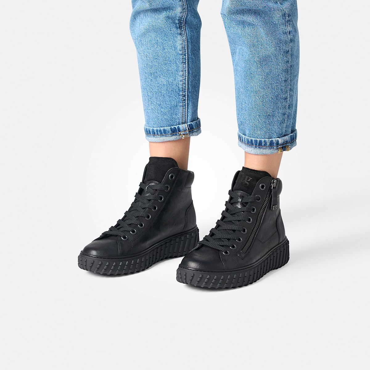 Paul Green Damskie buty typu sneaker, z ciepłą podszewką