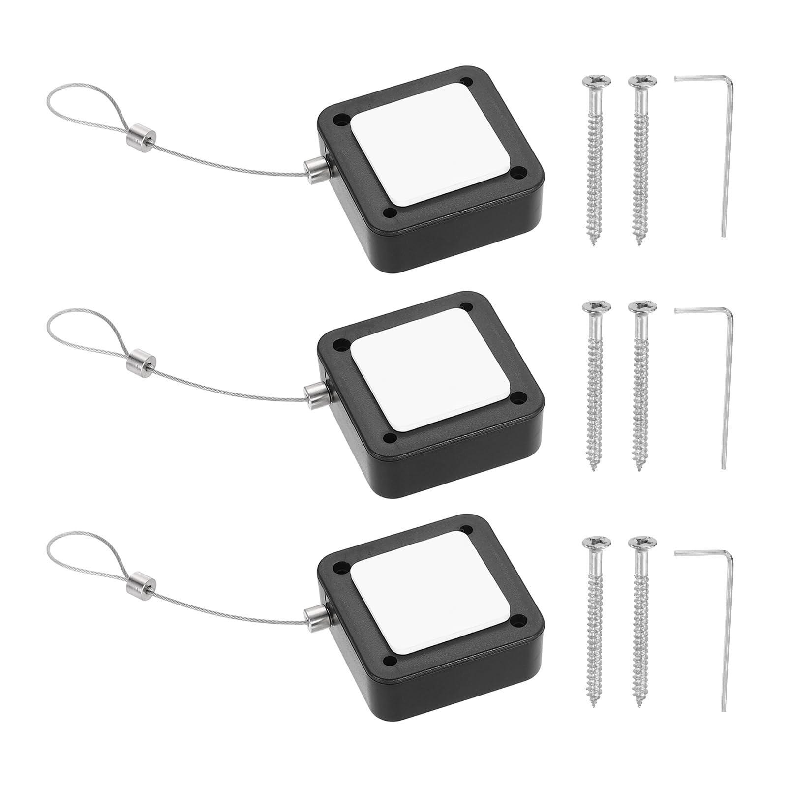 PATIKIL 5ft (1.5M) Retractable Remote Control Cable Tether 2N