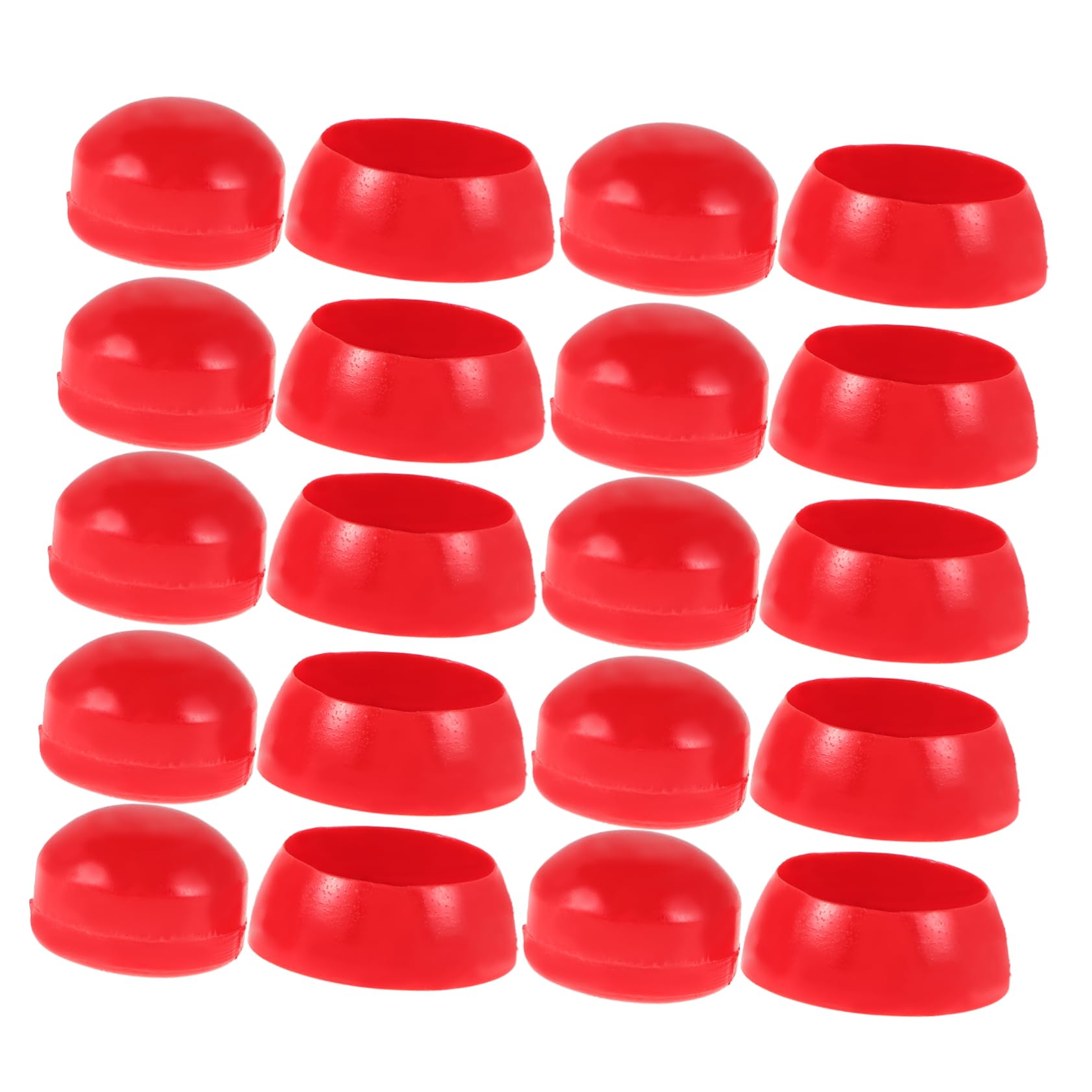 KICHOUSE Playground Equipment Parts 10pack Plastic Cap for Nut Plastic Bolt Protective Covers Covers for Boys and Girls