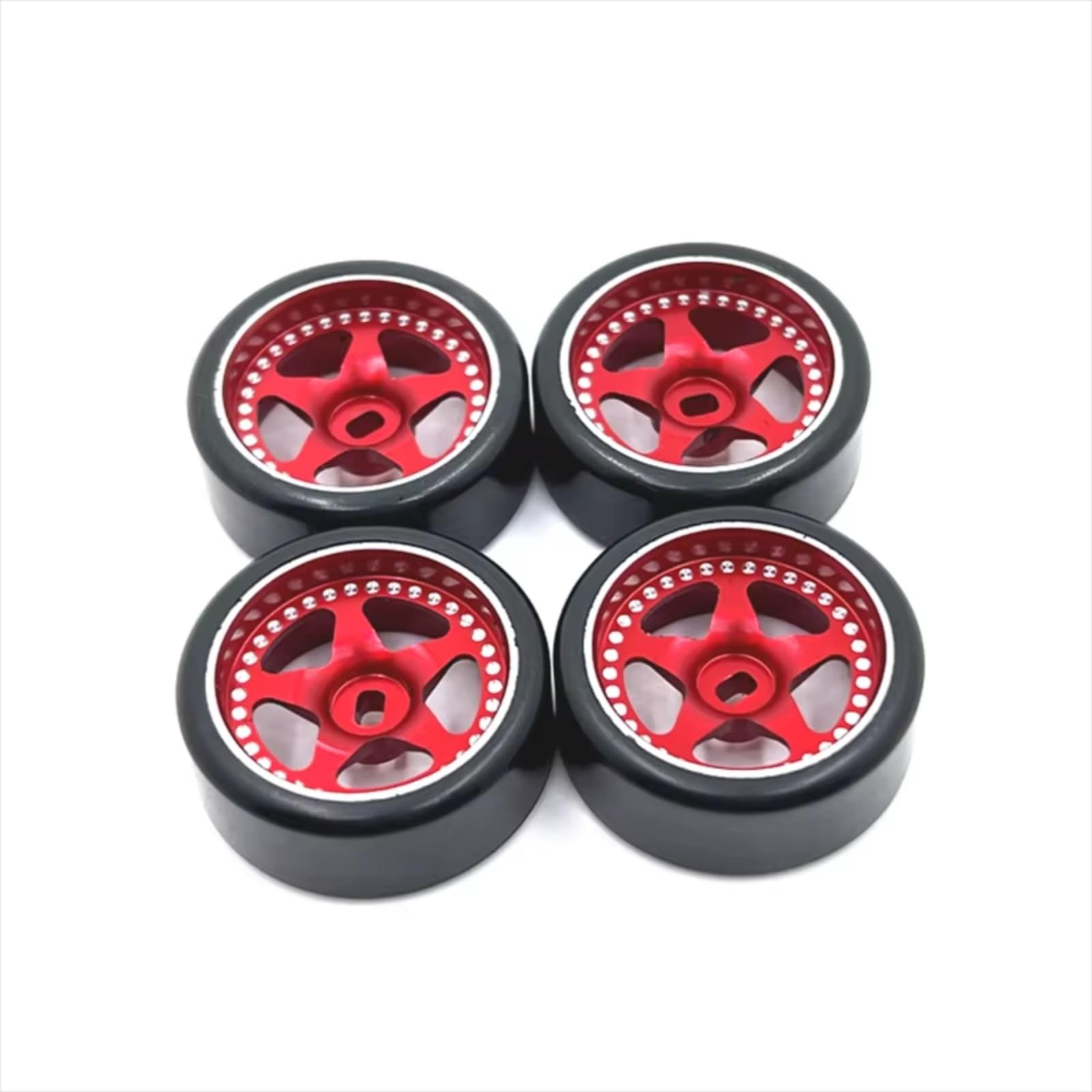 Compatibile Con WLtoys Per Kyosho 1/28 RC Auto Aggiornamento Parti Di Ricambio Accessori Metallo 27mm Drift Wheel Tire RC Ruote Gomma