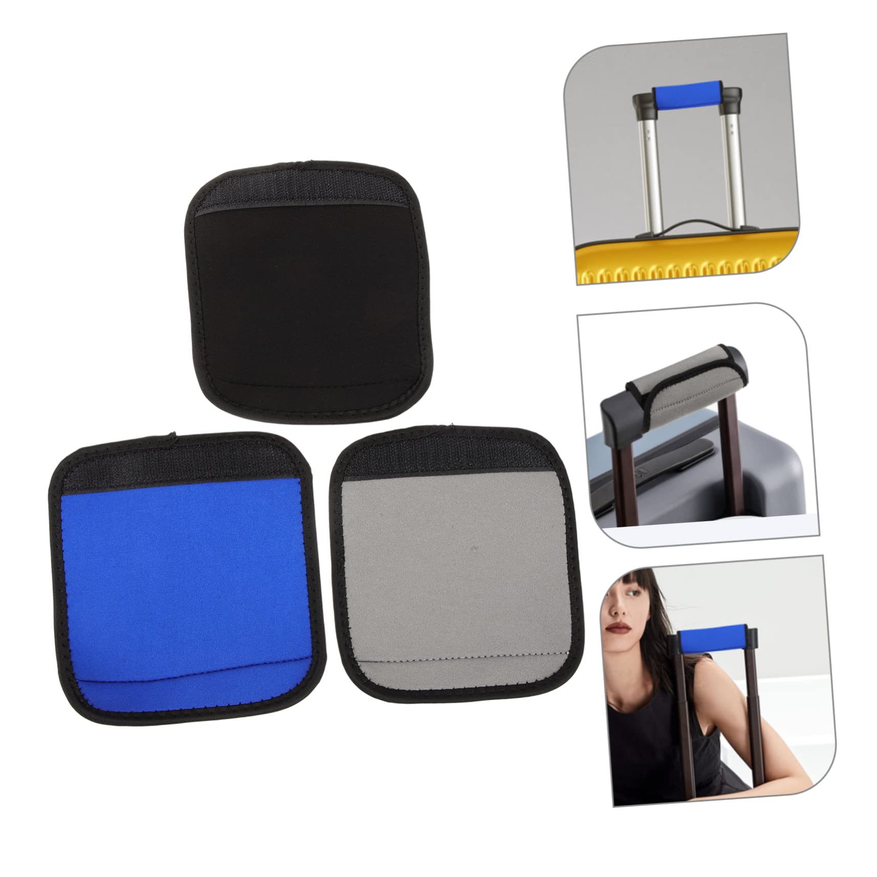Kisangel 15piezas Cubiertas De Manija De Equipaje Protección Antideslizante para Asas De Maletas Material Resistente y Cómodo