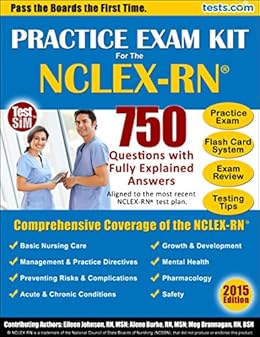 Kindle Store,Kindle eBooks,Education & Teaching Practice Exam Kit for the NCLEX-RN®: 750 Questions with Fully Explained Answers; FlashCard System; Exam Review & Testing Tips Eileen Johnson,Meg Brannagan,Alene Burke