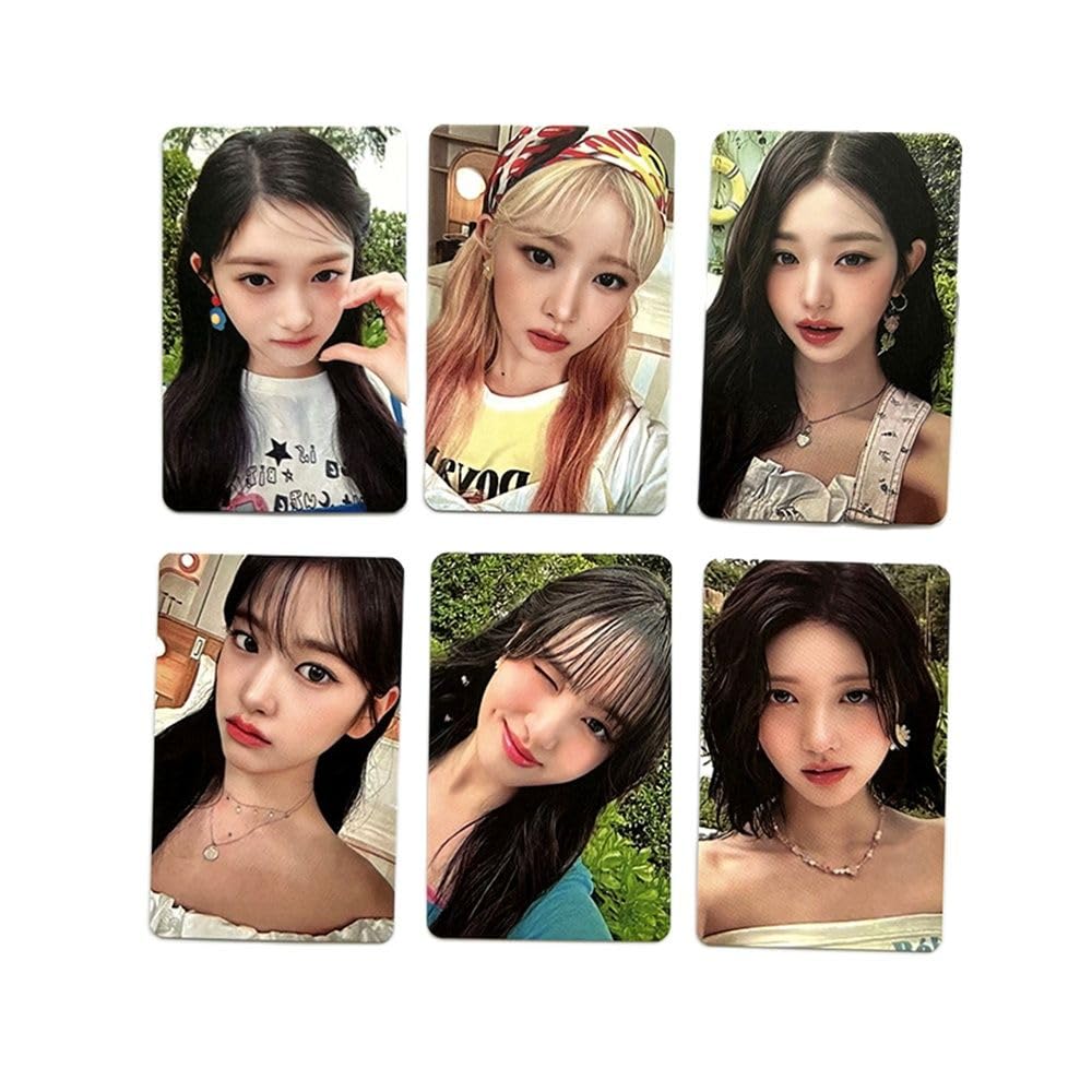 6Pcs/Set KPOP IVE Photocard A DREAMY DAY Summer BP LOMO Cards Album Postcard Wonyoung LIZ Gaeul Yujin Rei Fans Collection (IVE 6Pcs 01)