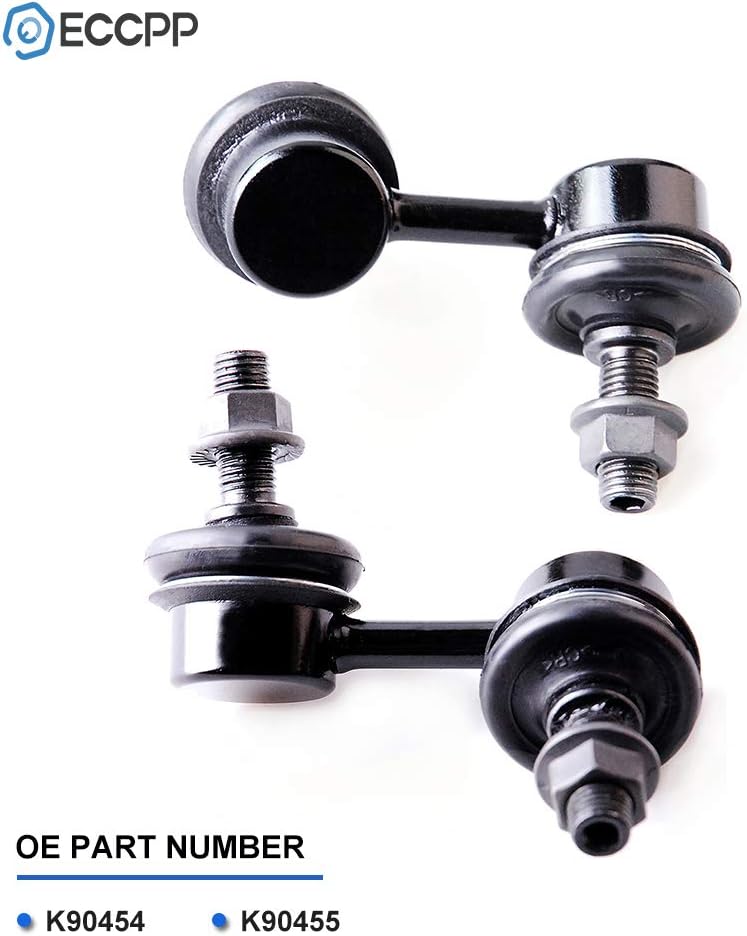 ECCPP Front Sway Bar End Link 2001 2002 2003 2004 2005 2006 2007 2008 2009 2010 2011 for ACURA EL RSX for Honda Civic CR-V Element 2pcs K90454 K90455 Suspension Kit