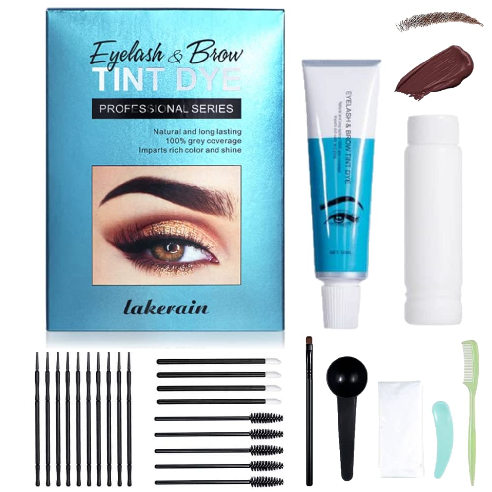 Eyebrow Tint Kit Eyelash Dye Color Safe & Professional
