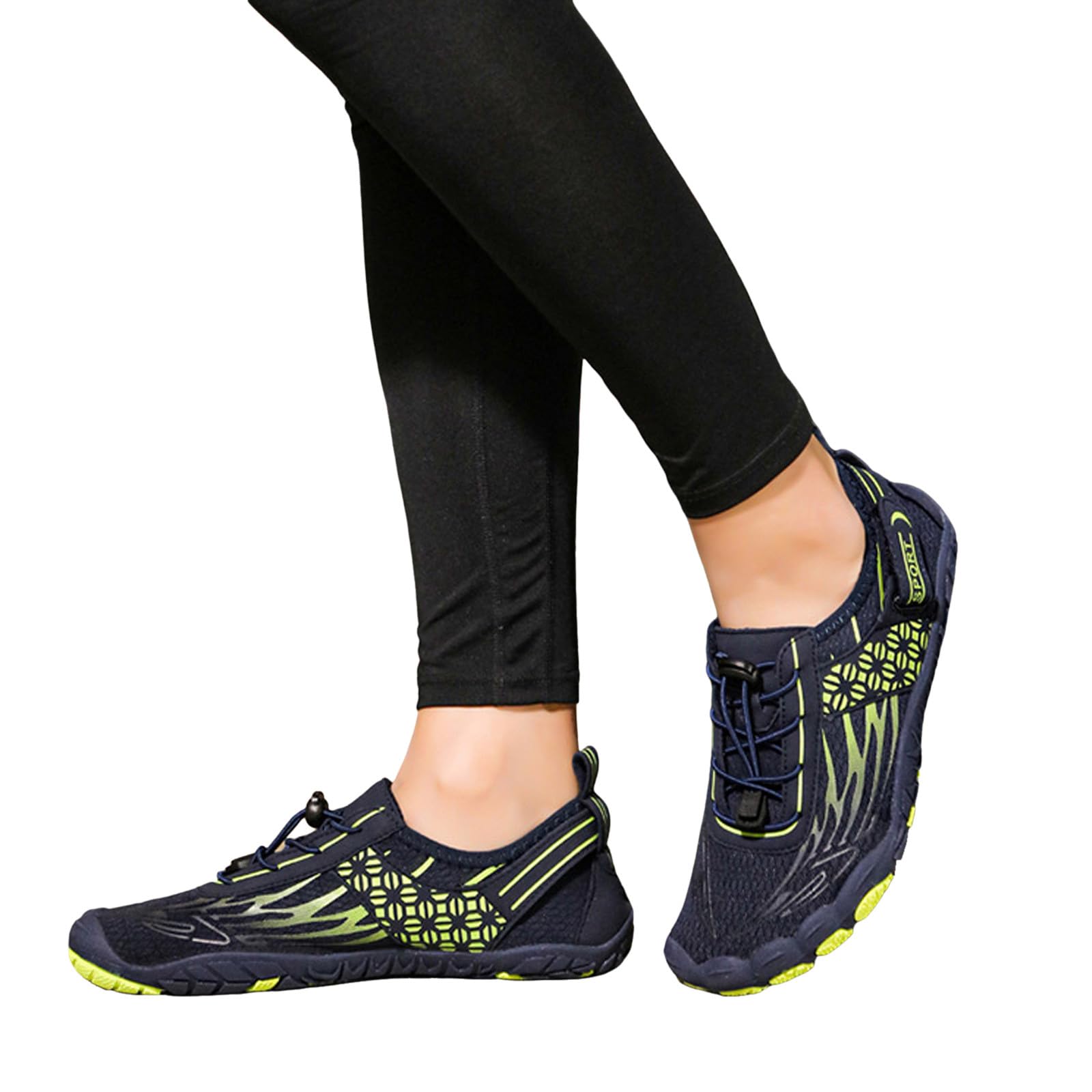 Generisch barfußschuhe Herren Wasserschuhe Damen schwarz schnelltrocknende Badeschuhe mit Rutschfester Sohle Wasserschuhe atmungsaktive Fitnessschuhe Unisex Surfschuhe Yoga Strandschuhe surfen