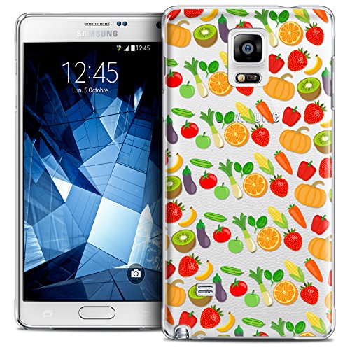 Design semplice ed efficace Caseink - Cover rigida per Samsung Galaxy Note 3 Neo/Lite, con stampa in francese, motivo: Foodie Design Healthy, ultra sottile, colore: Nero