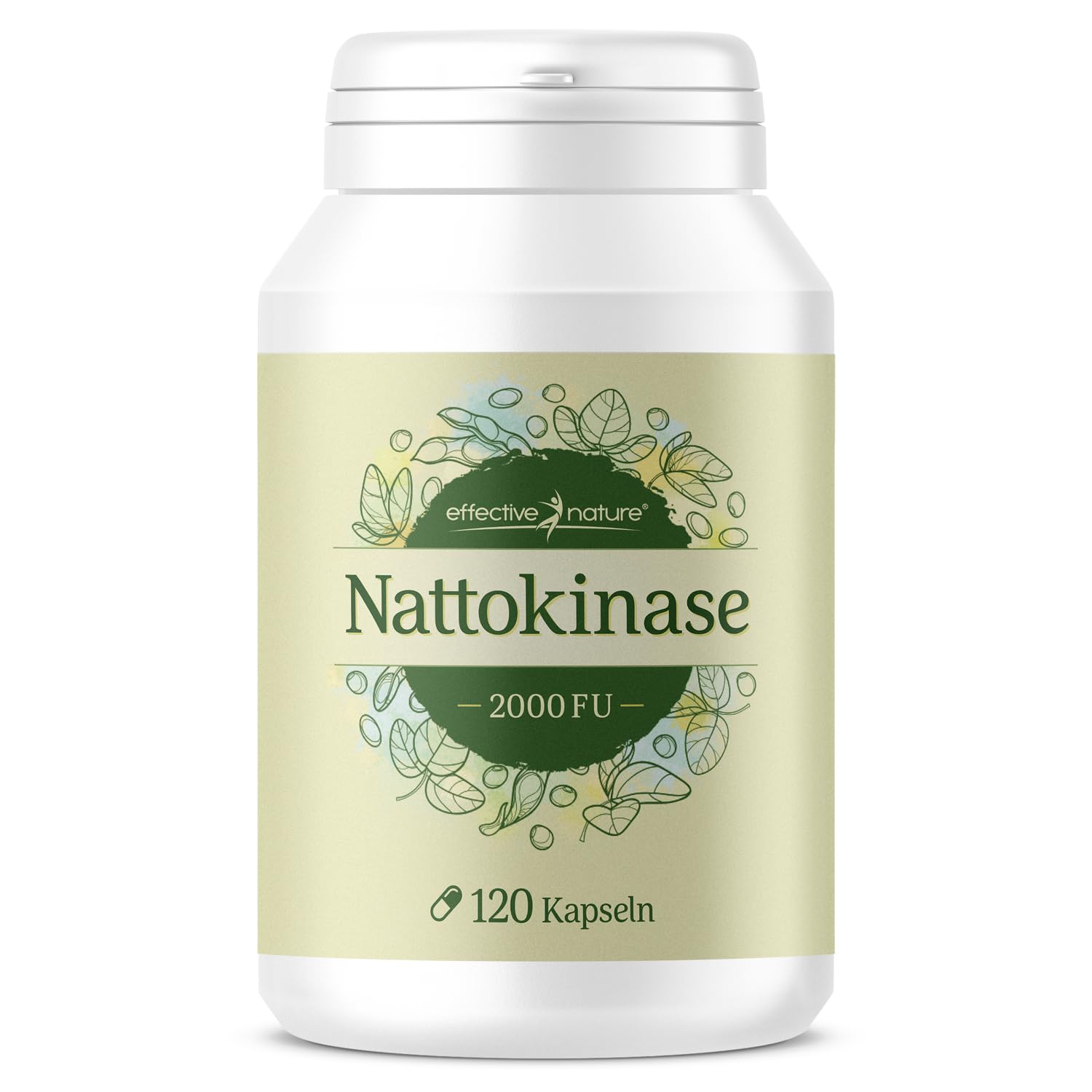 Nattokinase 100mg - 90 Vegane Kapseln Mit 2000 FU Aktivität Von Netzeband, Rein & Aus Deutschland