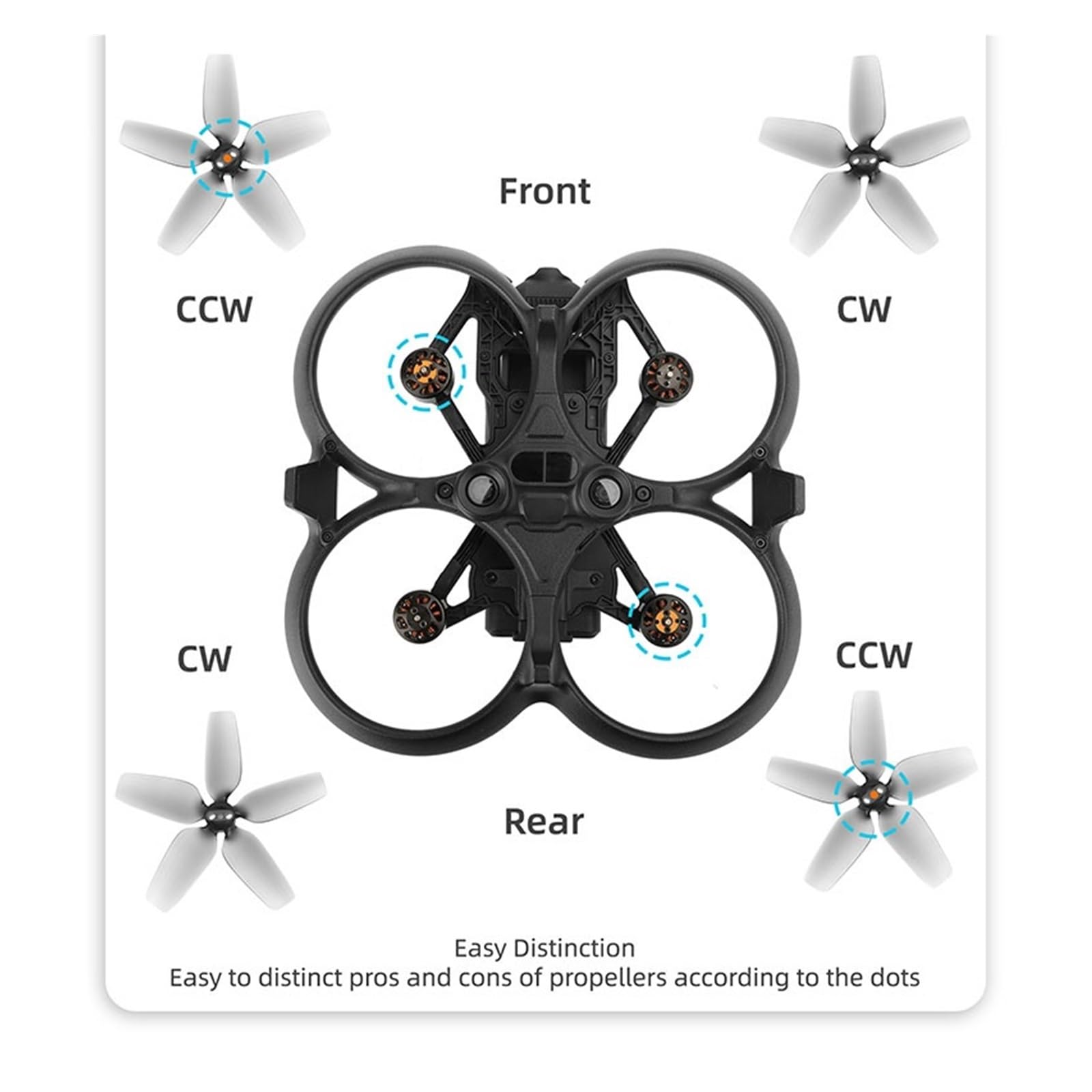 Compatibile con, DJI, Avata Eliche 2925S 4PCS