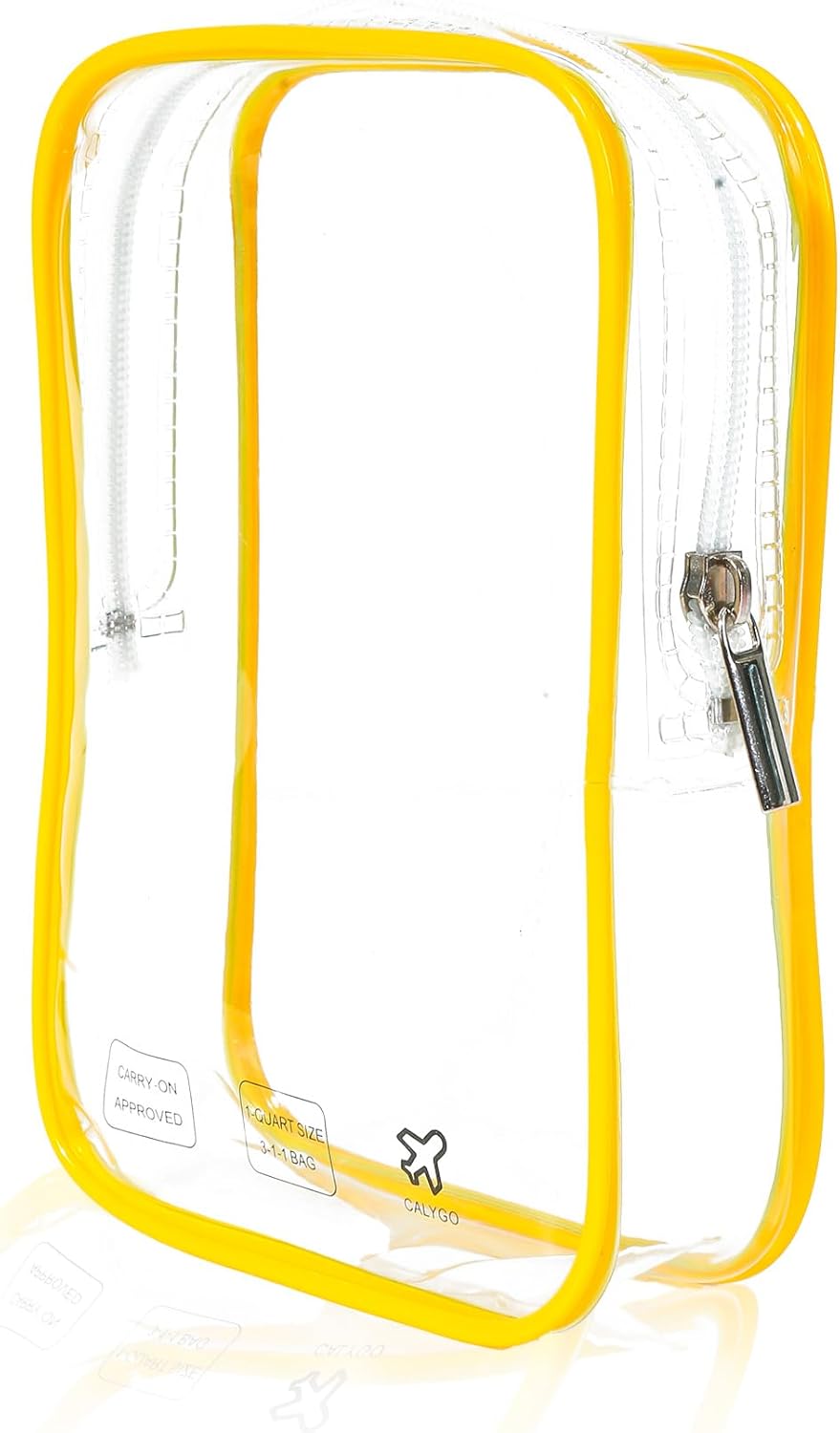 1 パッキングキューブ クォートサイズ トラベルバッグ Tsa承認 クリアトイレタリーバッグ スモール ヨーロッパ インターナショナ