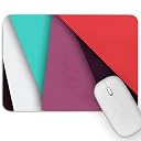 Artich Designer Gaming Mouse Pad for Office Laptop/Computer with Super Soft Non-Slip Rubber Base and Lycra Cloth Surface for Silky Touch Rectangle (Blue Violet Red Abstract) gallery image