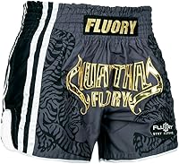Vista 133 de Fluory - Pantalones cortos de lucha para muay thai, shorts de MMA, ropa de entrenamiento para lucha en jaula, grappling, artes marciales, kickboxing