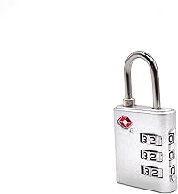4 Digit TSA Approved Lock for Luggage | NumberLock for Bag | Combination Padlocks | BagLocks for Travel | PasswordLock for Suitcase, Locker & Trolleybags | Small Locks for Luggagebag