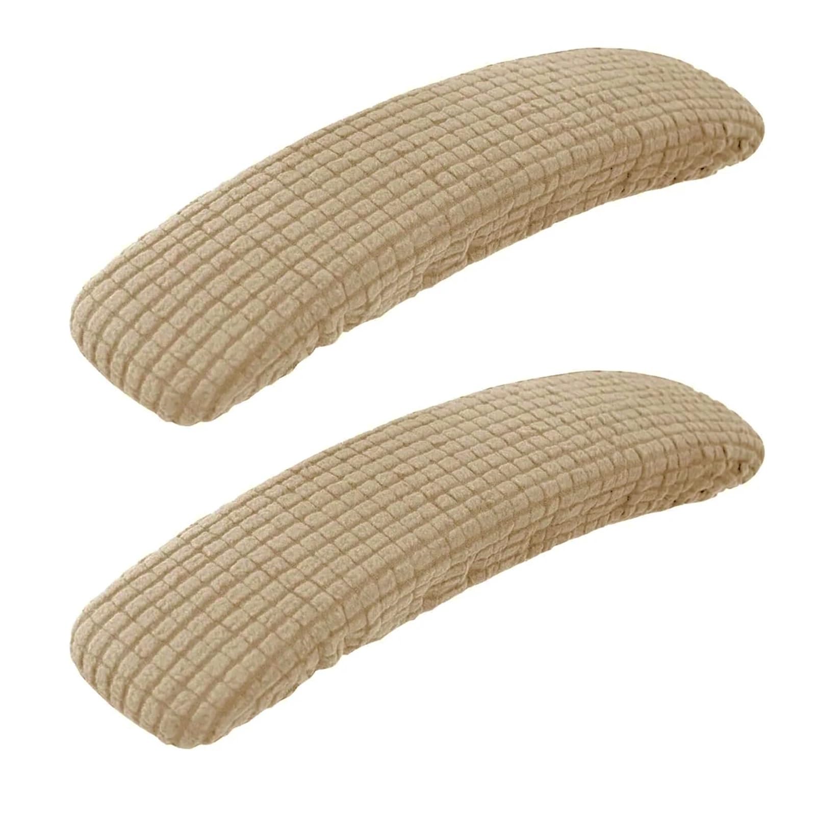 ENmrfvkz Office Spandex Armrest Covers, 10 Pairs Multicolor Stretchable Spandex Office Chair Arm Covers Stain(Khaki)