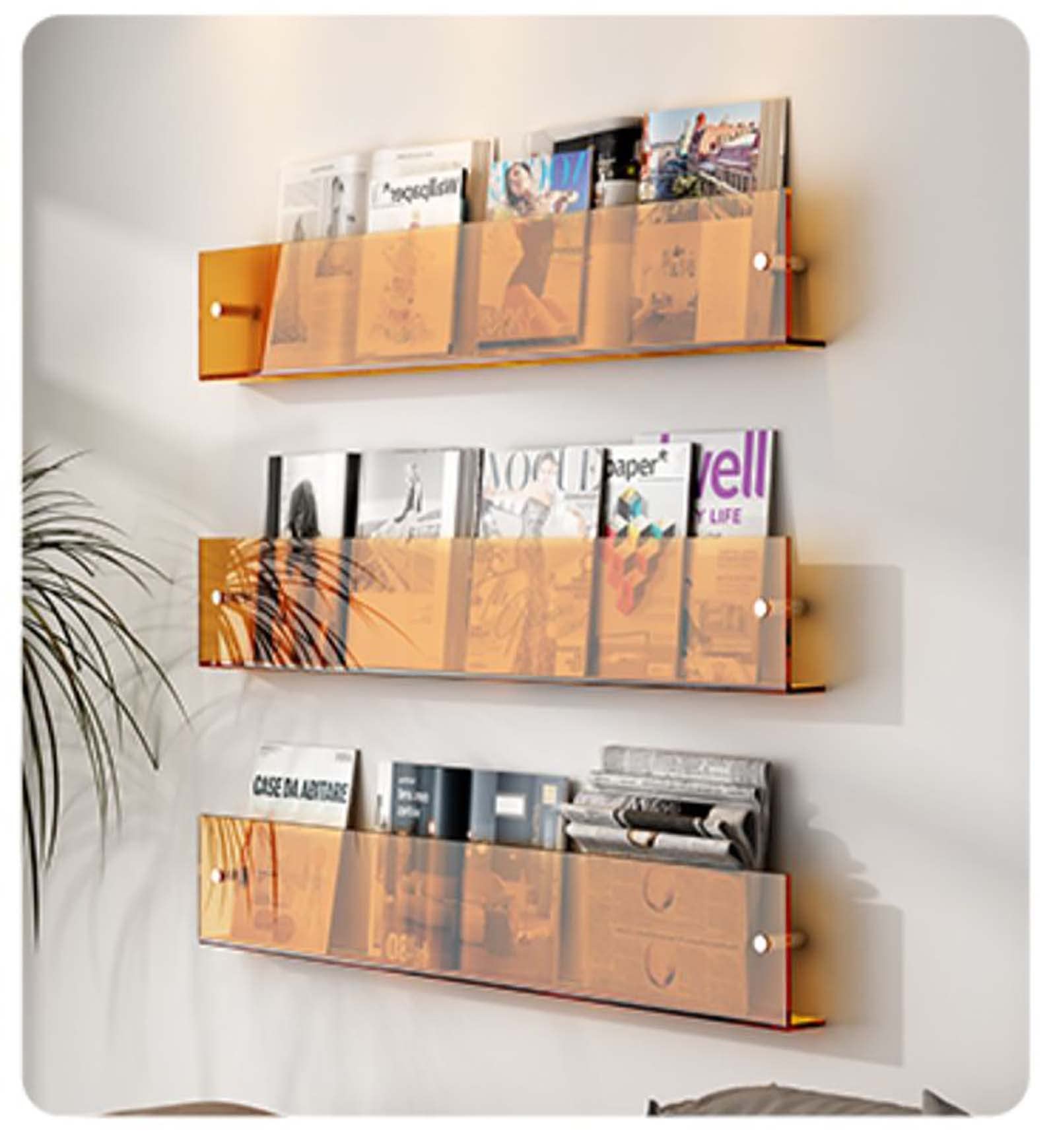 Étagères Flottantes Pour Chambre D'Enfant, En Acrylique Transparent