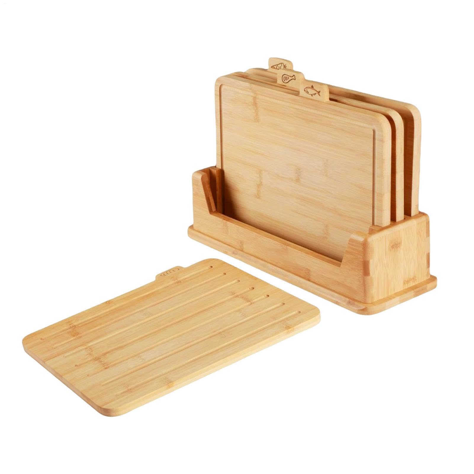 Tagliere da Cucina con Canaletta per Succo Grande Inciso con Canaletto per