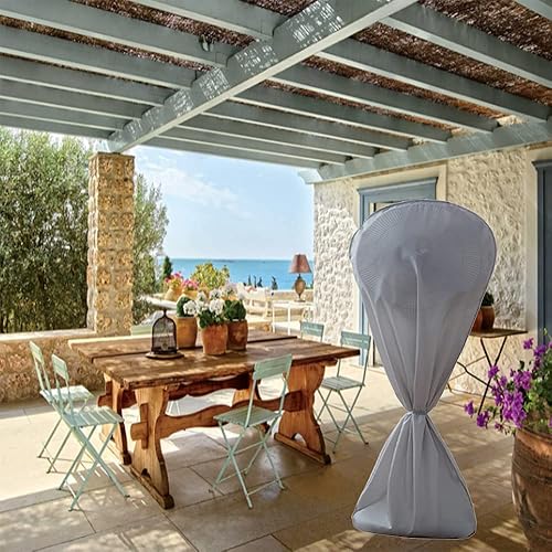 Miniatura 2 de BOSKING Cubierta antipolvo para ventilador eléctrico, 420D, resistente, redonda, lavable, funda para ventilador eléctrico, impermeable, a prueba de