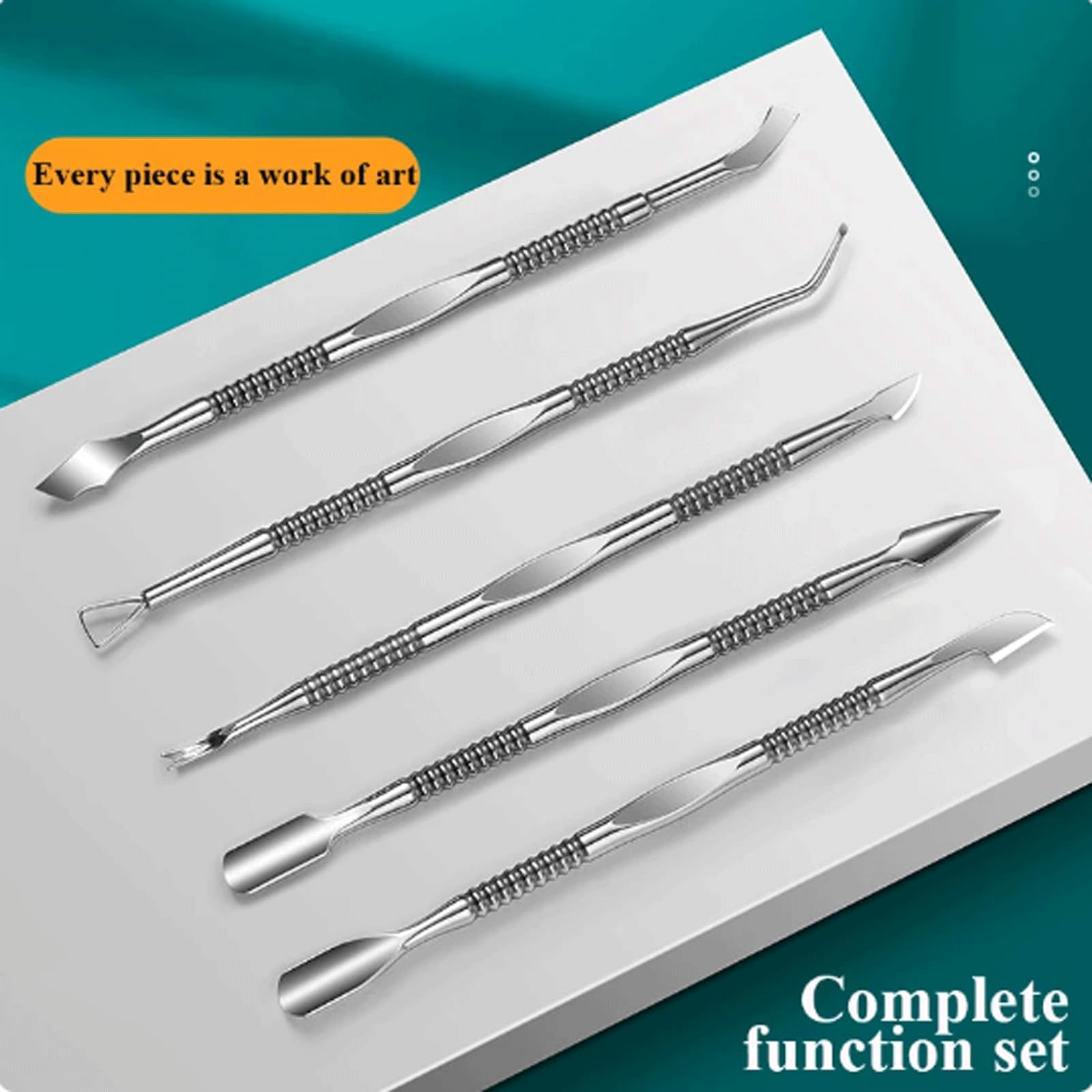 Tagliaunghie Kit tagliaunghie in acciaio inossidabile da 16 pezzi Kit per la cura delle unghie con scatola di immagazzinaggio con cerniera Set pedicure professionale per principianti Manicure