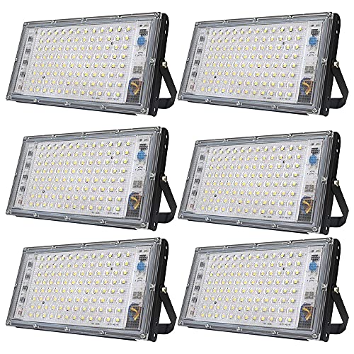 Image of MLD BL2319 70W LED Flood Light Brick Landscap Led Lights IP66 for Indoor Outdoor Led Lights | White | 70 Watt | Pack of 6