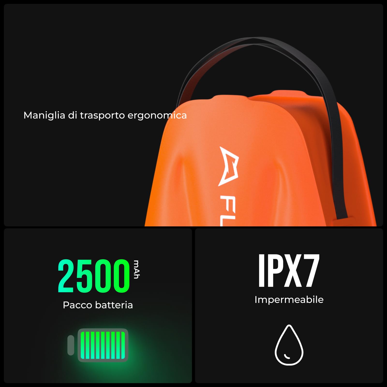 FLEXTAILGEAR Borsa Tiny Shower, Facile da trasportare, Perfetta per l'uso all'aperto.