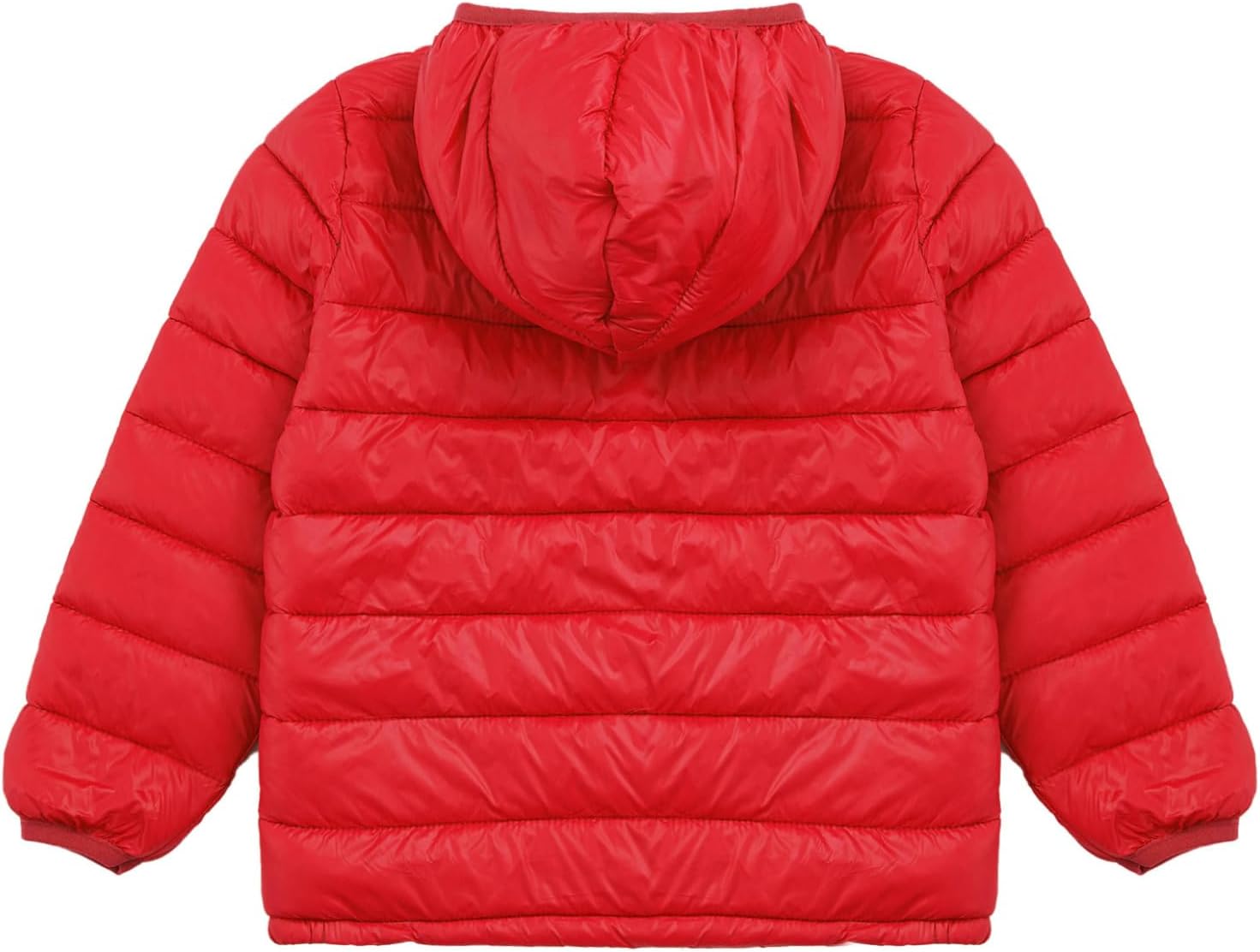 DINORMIN Kids Teens Winter Coat Puffer Jacket Boys Girls Long Sleeve Lightweight Coat Zip Up Hoodie Coats
