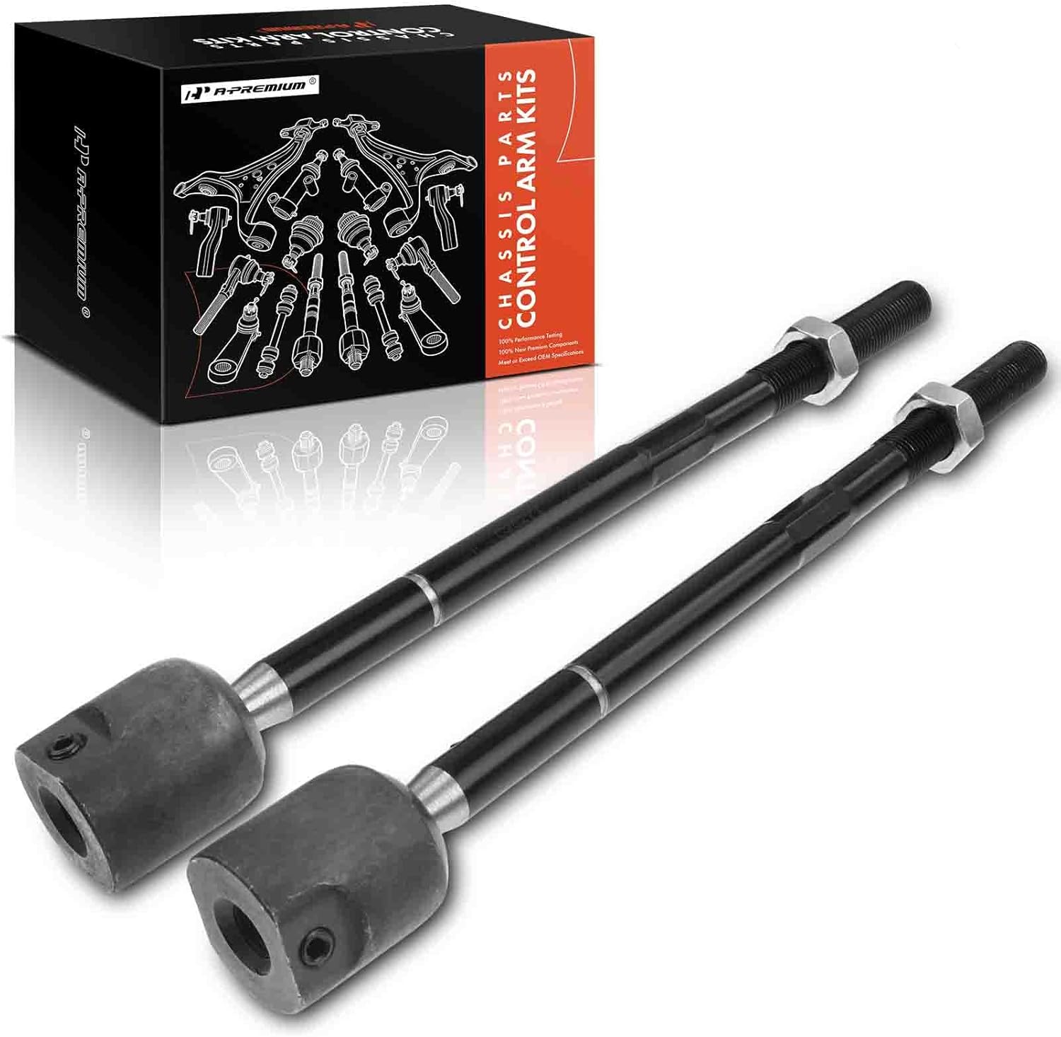 A-Premium 2 x Front Inner Tie Rod Ends, Compatible with Dodge Dakota 1991 1992 1993 1994 1995 1996, RWD Only