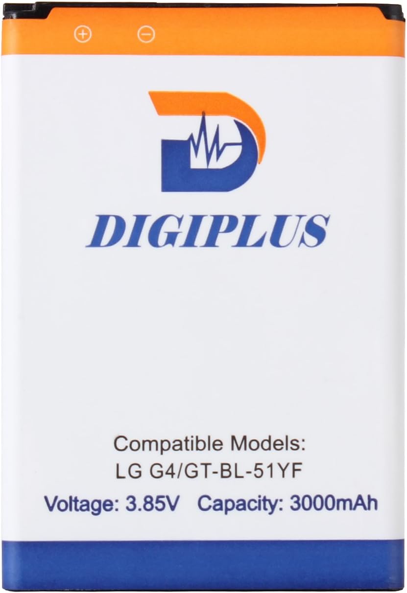 LG G4 Battery [Long Lasting] Digiplus 3000mAh Li-ion Battery for LG G4 Cell Phone (Fits LG G4 [Model numbers: H815, H810, H811, LS991, US986, US991]