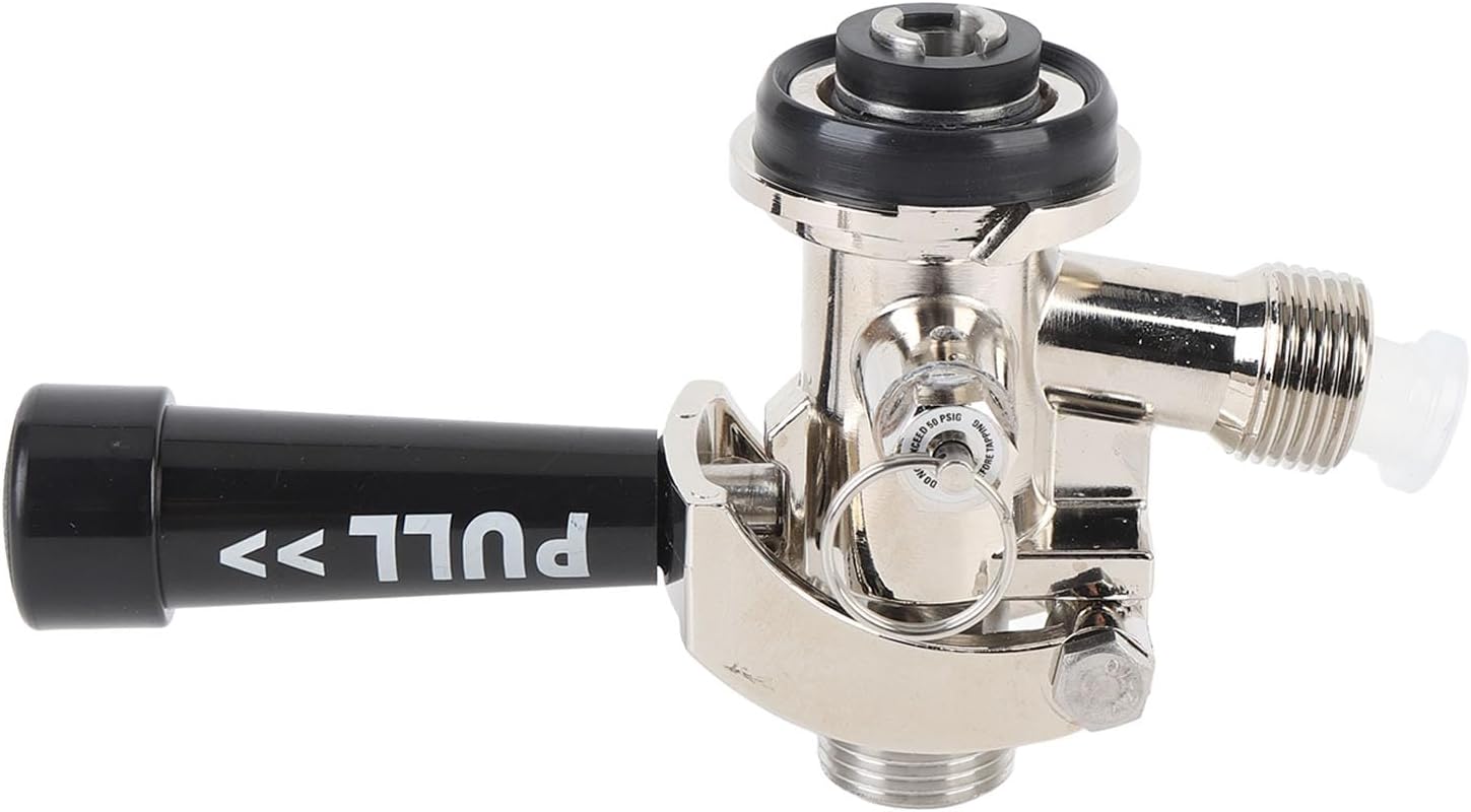 Stainless Steel Keg Tap Coupler, Efficient Filtration System, G5/8 D Type Dispenser for Beer Kegerator