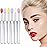 Lip Brush, 6PCS Silicone Lip Applicator Reusable Lip Mask Applicator, Silicone Retractable Lip Gloss Balm Applicator Eyeshadow Lip Scrub Brush Lip Applicators Disposable