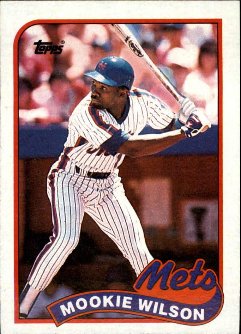 Amazon.com: 1989 Topps Baseball #545 Mookie Wilson New York Mets