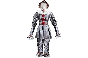nezababy Penny Wise Costume Kids Halloween Cosplay Outfits With Scary Mask Full Sets Masquerade Party