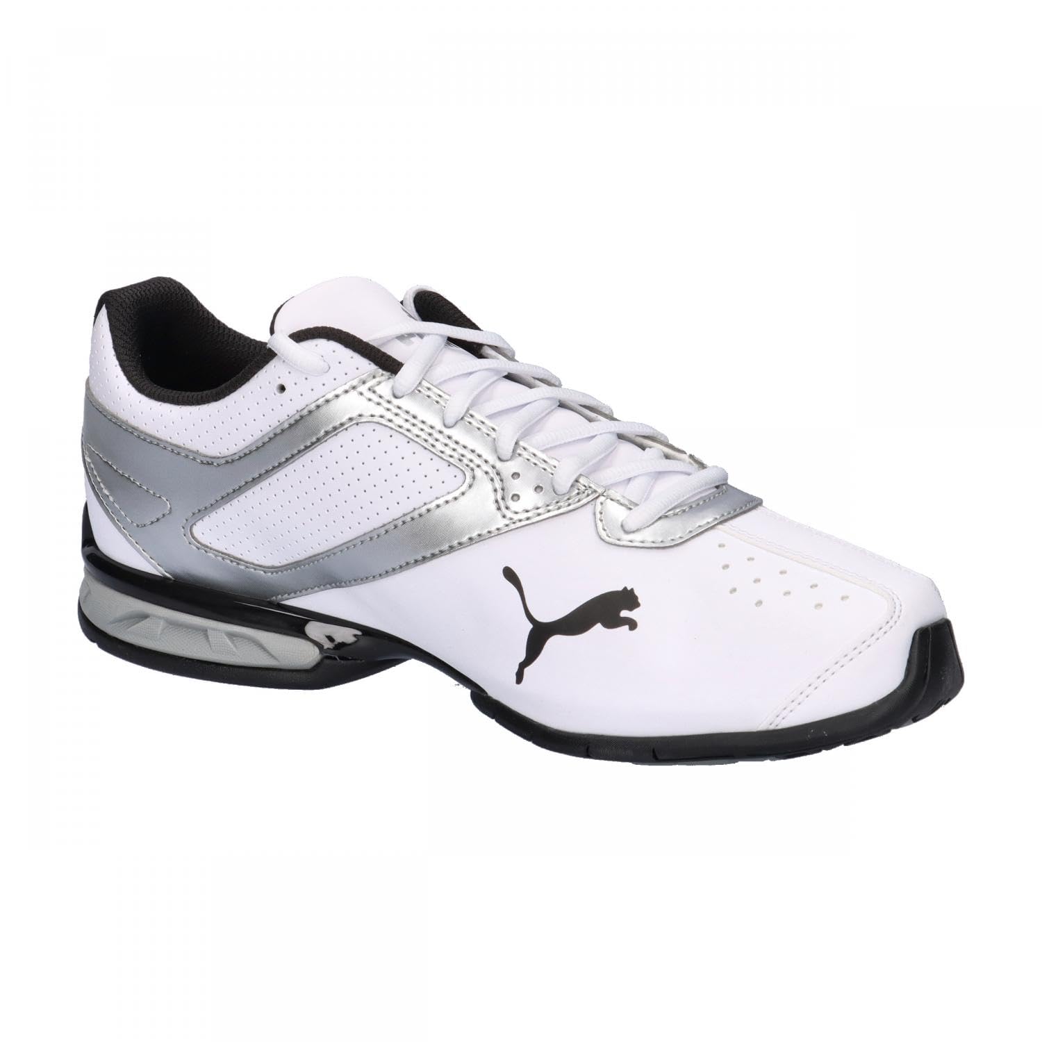 Puma Tazon 6 FM, Herren Cross-Trainer, Weiß (PUMA WHITE-PUMA SILVER-PUMA BLACK), 44 EU (9.5 UK)