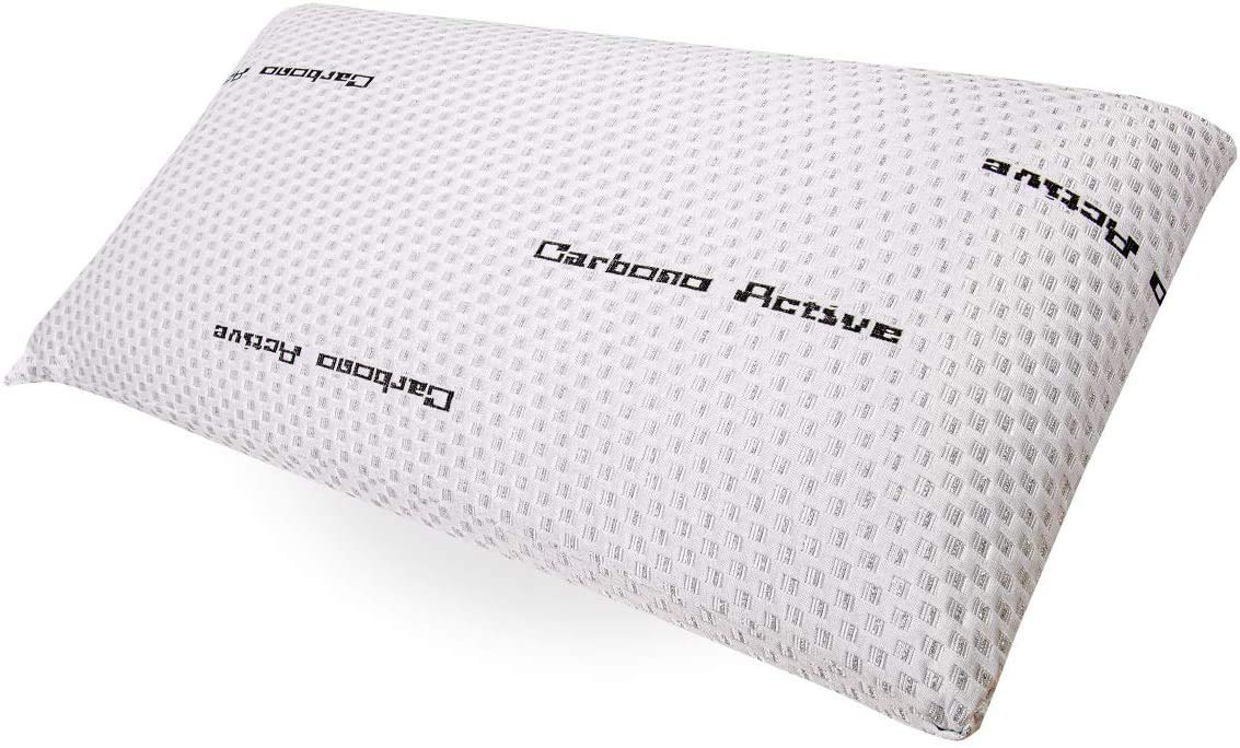 elalmacendelcolchon Deal - Almohada Viscoelástica Modelo Carbono Perforada, Máxima Adaptabilidad, Blanca - Otras Medidas Disponibles (1 Unidad - 120 cm)