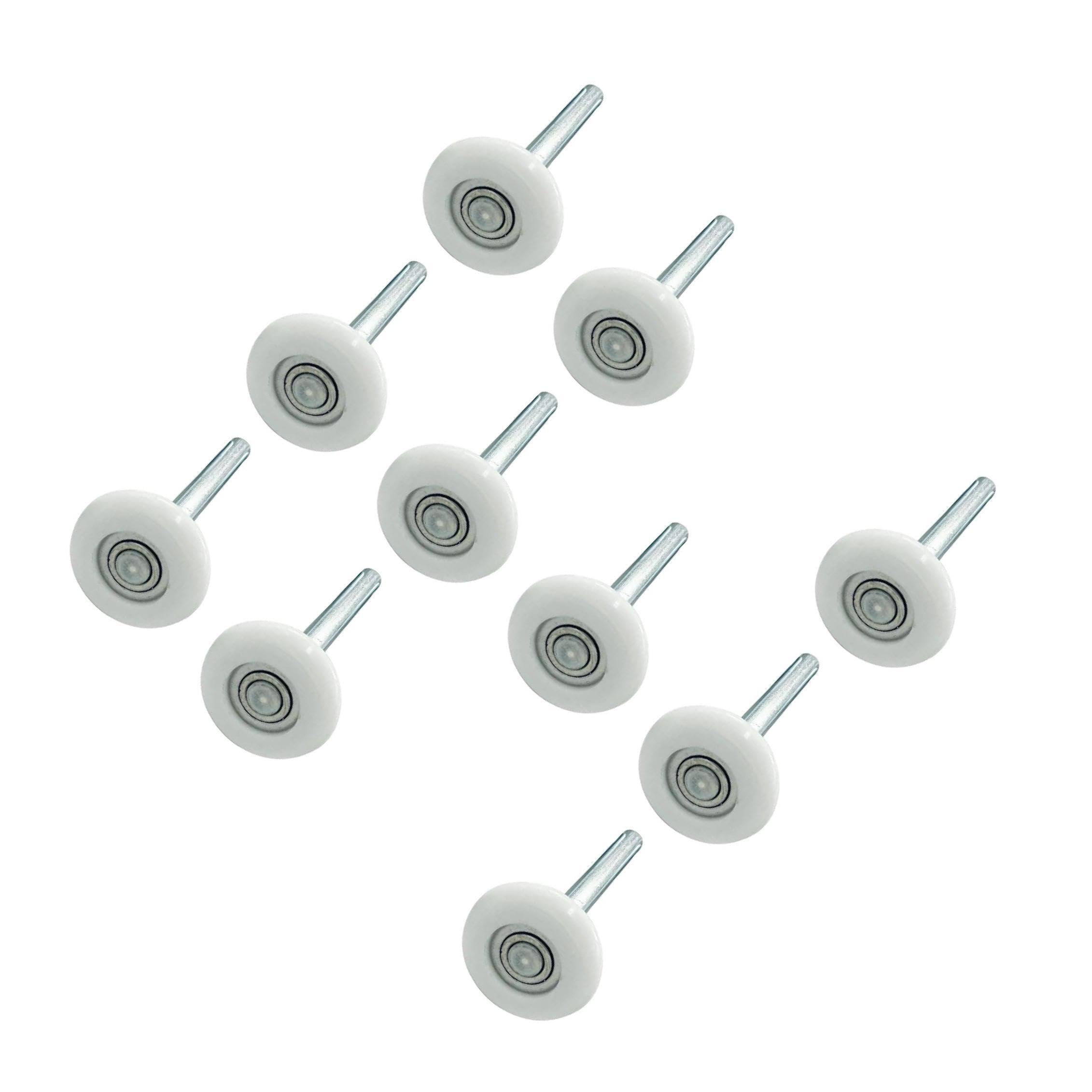 PUXZYAX Garage Door Rollers Replacement Solid Construction Smooth Rolling Parts Reliable 2inch Tracks Quiet Accessory Garage Door Rollers Replacement for