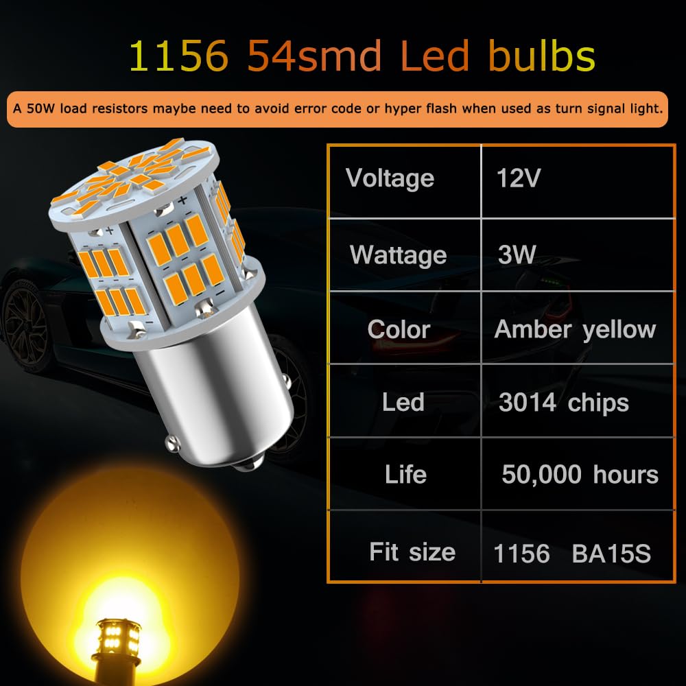 1156 Bulb Reverse Light, Led 1141 1003 7506 BA15S