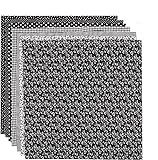 patchworkstoffe schwarz weiß Geeignet zum Nähen von Decken, Kissen und anderen Wickeltaschen, Schutzhüllen, Wimpelketten, Silos, Schals, Dekorationsgegenständen, Kleidung / Kleidung und auch zum Basteln / Dekorieren.