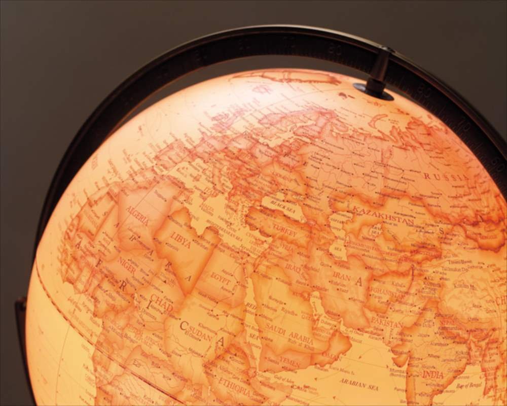 0341 レイメイ藤井 ライティング式 インテリア地球儀 OYV380