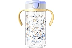 Toddler Sippy Cup with Spill-Proof Straw - Best for Water