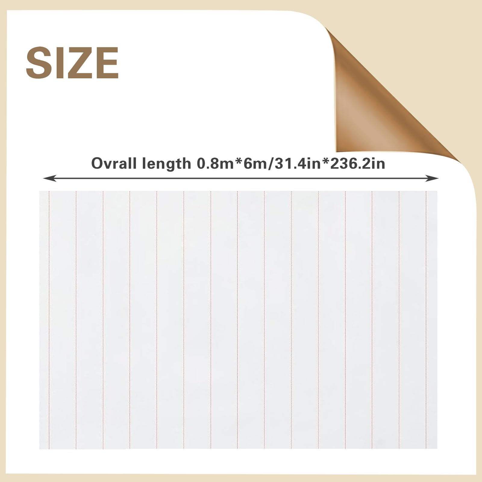 Abreißgewebe 85 g/m² Peel Ply Fabric Temperaturbeständigkeit,für Laminieren, Versiegeln, Kleben,Epoxidharz & Polyesterharz kompatibel 0,8 x6 m