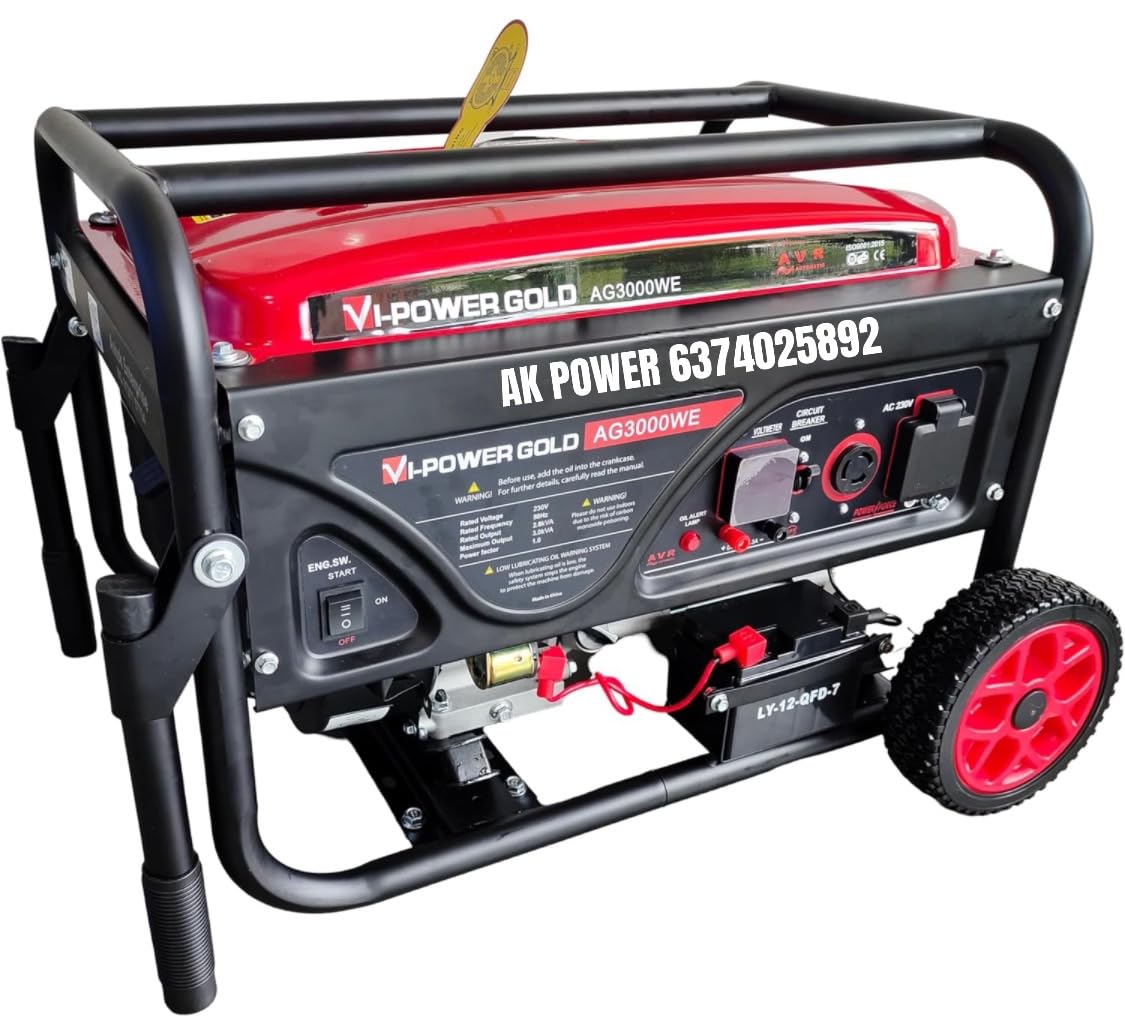 See full amazon price history chart for VI POWER GOLD 3 KVA SELF START GENERATOR FOR HOME AND OUTDOOR USE | 3 KW OR 3000 WATT GENERATOR | PORTABLE PETROL GENERAOTR VI POWER GOLD 3 KVA SELF START GENERATOR FOR HOME AND OUTDOOR USE | 3 KW OR 3000 WATT GENERATOR | PORTABLE PETROL GENERAOTR (B0CZVQNLDH) Amazon Price History, Amazon Price Tracker