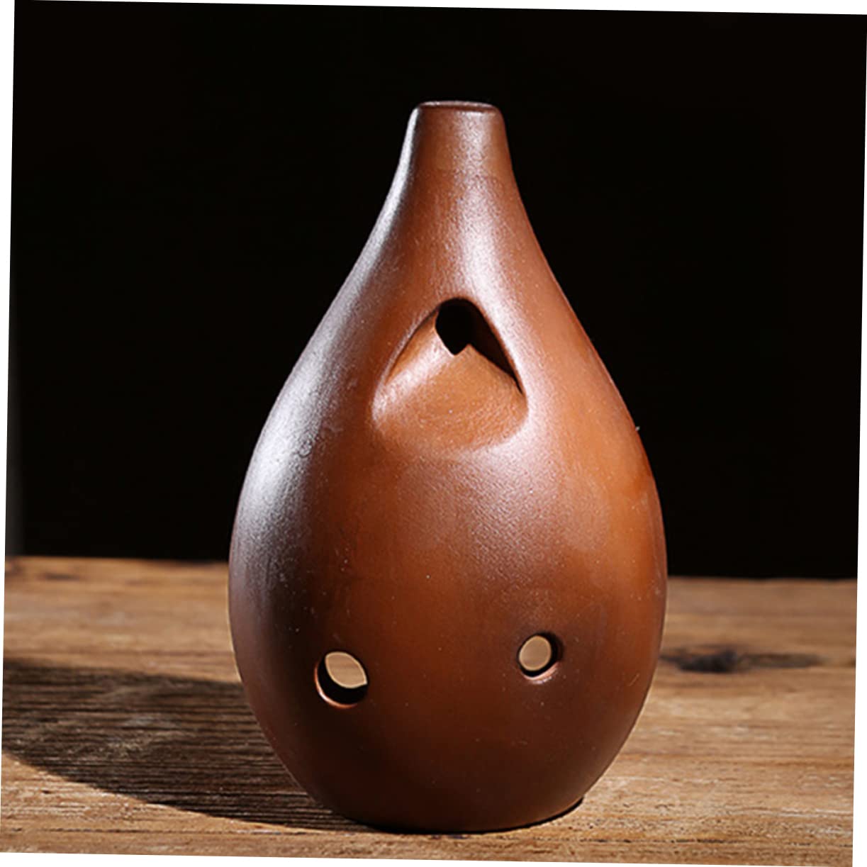 FUNOMOCYA 1Pc Professional Xun Instrument Ceramic Ocarina Ancient Music Flute for Beginners Artists Performers Style Deep Sound Easy to Play present