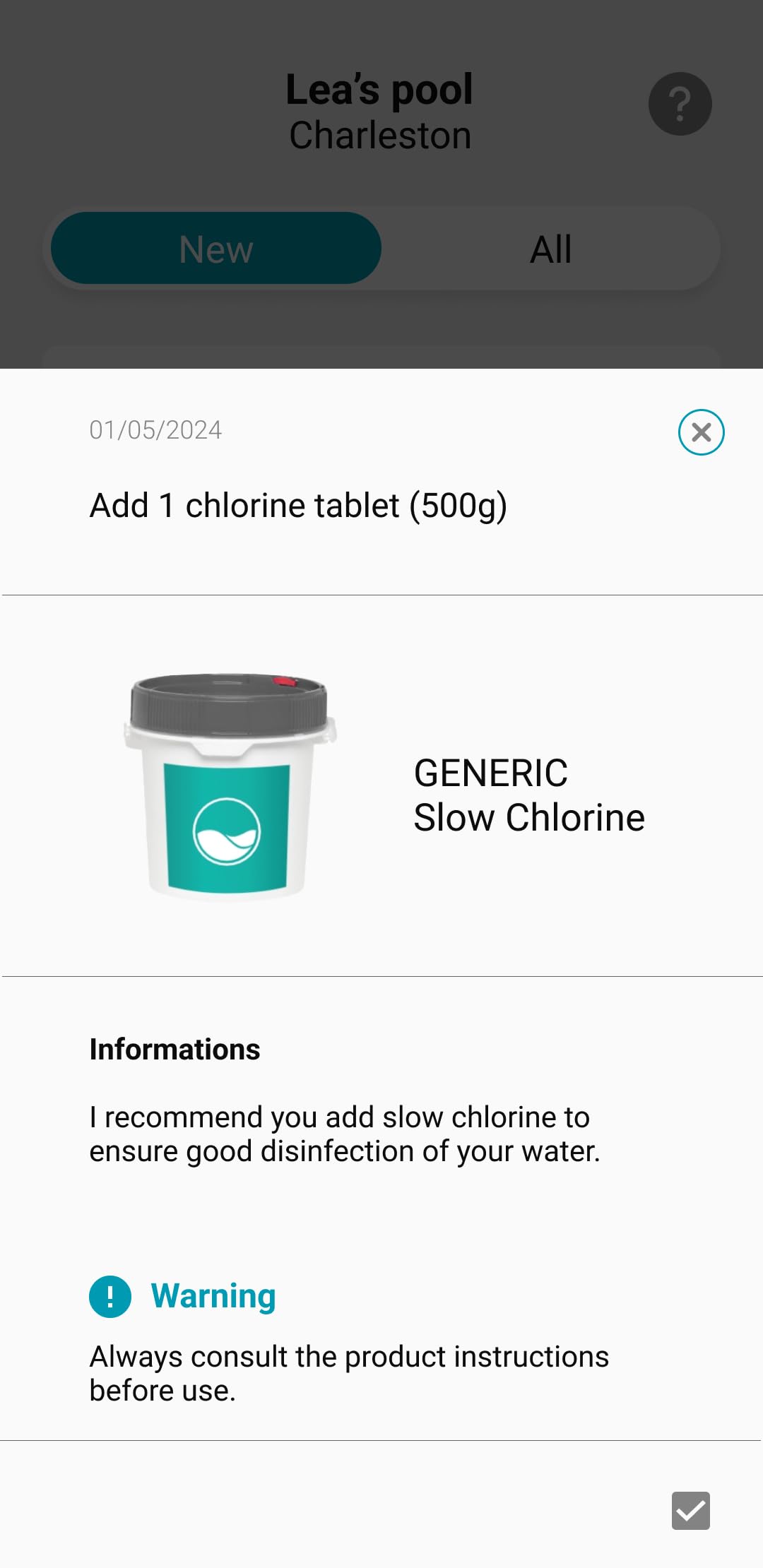 ICO Pool V2 Chlore Brome - Analyseur d'eau connecté pour piscines traitées au chlore ou au brome - Mesures toutes les heures pH, ORP, température de l'eau - Recommandations sur votre smartphone