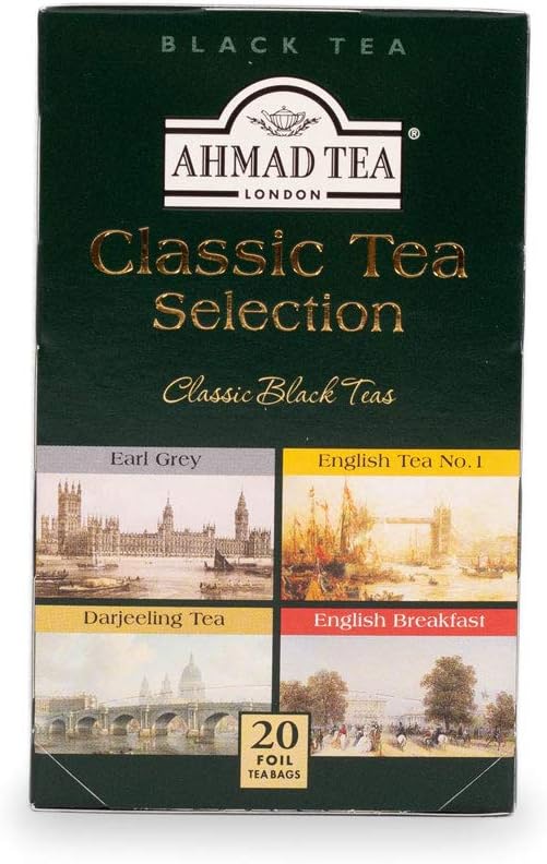 Ahmad Tea Classic Tea Selection, 20-Count (Pack of 6)