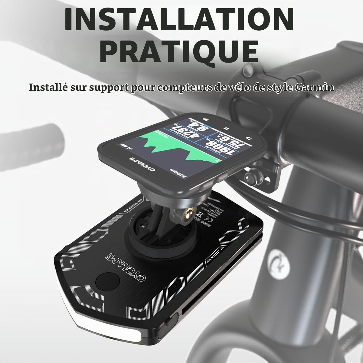 Lampe Vélo Lumiere Eclairage Velo Avant 120 Lumens 5 Modes Autonomie 40h 5000mAh USB-C Phare Lampe Velo LED Puissantes Lumière de Vélo