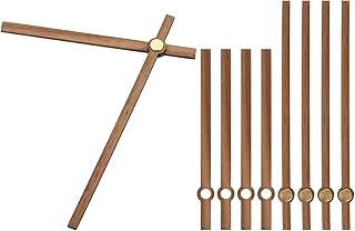 PATIKIL Replacement Clock Hands Kit, 5 Set Wooden Clock Mechanism Movement Wall Clock Hands Parts Replacement for 12 Inch Wall Clock Repair DIY Home Art Decor, E1